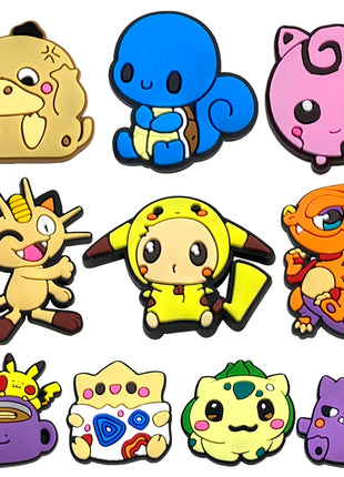VC Decoration Buckle DinMINISO Pokemon Shoe Charms Posaur Sandals