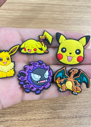 VC Decoration Buckle DinMINISO Pokemon Shoe Charms Posaur Sandals