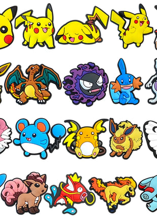 VC Decoration Buckle DinMINISO Pokemon Shoe Charms Posaur Sandals
