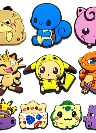 VC Decoration Buckle DinMINISO Pokemon Shoe Charms Posaur Sandals