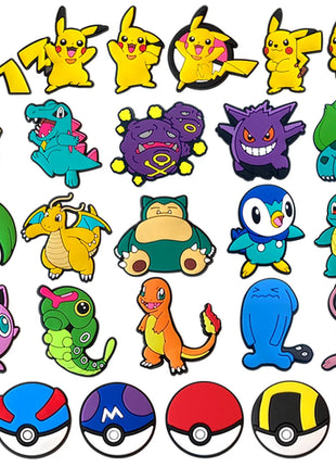 VC Decoration Buckle DinMINISO Pokemon Shoe Charms Posaur Sandals