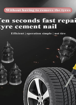 10/30Pcs Car Tyre Repair Rubber Nail Set Universal Car Motorcycle Tyre