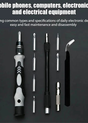 Precision Screwdriver Set 115 in 1 Magnetic Phillips Screw drive Bits
