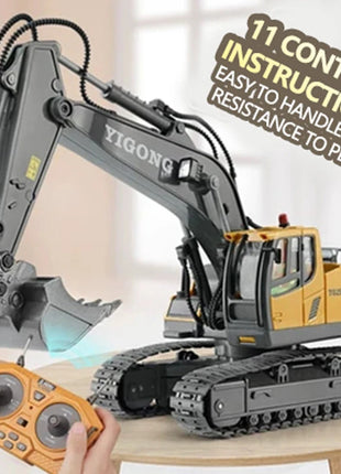 RC Excavator Dumper Car 2.4G Remote Control Engineering Vehicle