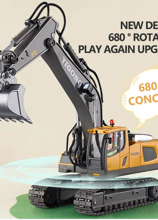 RC Excavator Dumper Car 2.4G Remote Control Engineering Vehicle