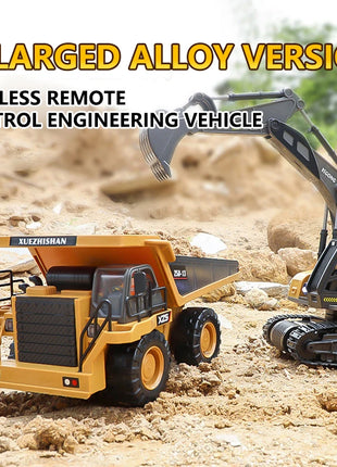 RC Excavator Dumper Car 2.4G Remote Control Engineering Vehicle