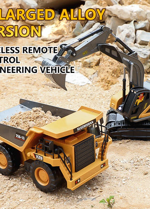 RC Excavator Dumper Car 2.4G Remote Control Engineering Vehicle