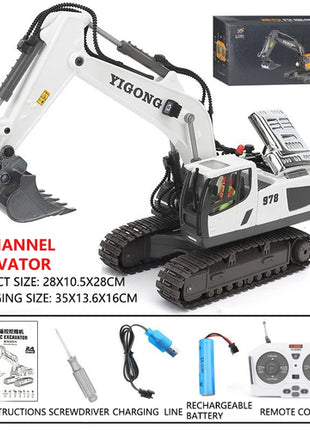 RC Excavator Dumper Car 2.4G Remote Control Engineering Vehicle