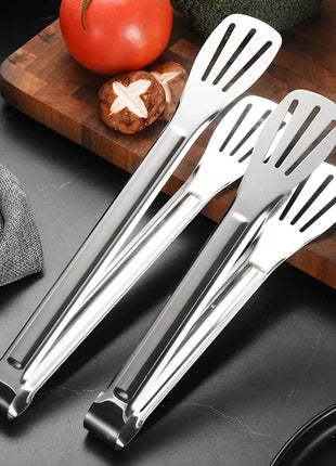 Stainless Steel Food Tongs Barbecue Tongs Meat Salad Steak Food