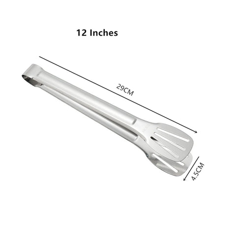 Stainless Steel Food Tongs Barbecue Tongs Meat Salad Steak Food