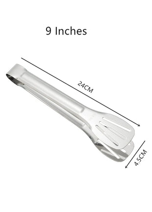 Stainless Steel Food Tongs Barbecue Tongs Meat Salad Steak Food