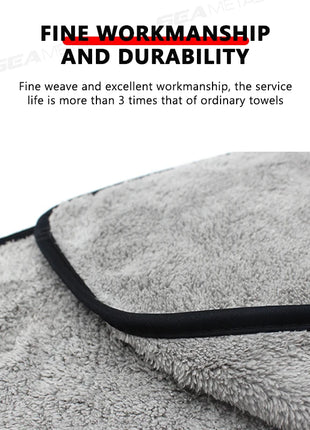 SEAMETAL 120x50cm Microfiber Car Wash Towel Ultra-Soft Car Cleaning