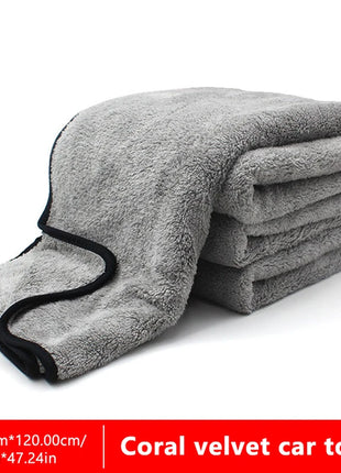 SEAMETAL 120x50cm Microfiber Car Wash Towel Ultra-Soft Car Cleaning