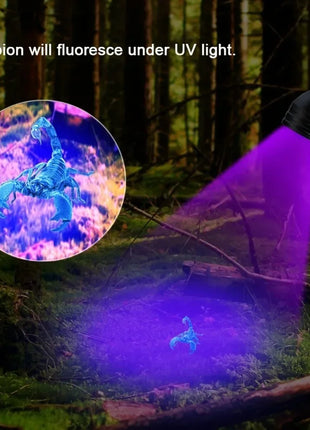 12/21/51 LED Protable UV Flashlight Black Light Ultraviolet Torch