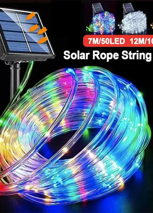 Solar LED String Light Outdoor Waterproof Garden Christmas Decorations