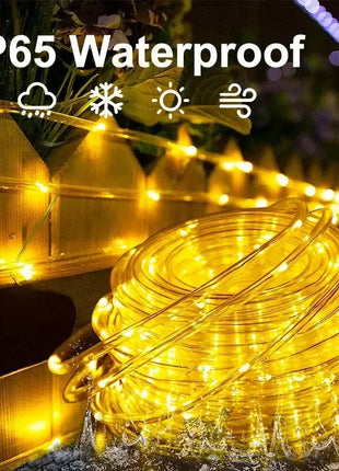 Solar LED String Light Outdoor Waterproof Garden Christmas Decorations
