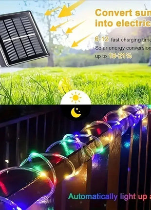 Solar LED String Light Outdoor Waterproof Garden Christmas Decorations