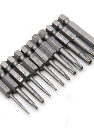 50-75-100mm Hollow Plum Blossom Extended S2 Screwdriver Set with