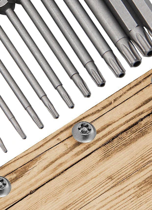50-75-100mm Hollow Plum Blossom Extended S2 Screwdriver Set with