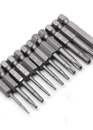 50-75-100mm Hollow Plum Blossom Extended S2 Screwdriver Set with