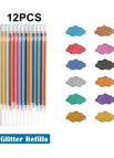 12Pcs Glitter Refill