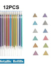 12Pc Metallic Refill