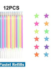 12Pcs Pastel Refill
