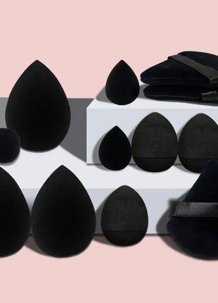 12pcs Small, Medium and Large Combination Set Makeup Puff Essential