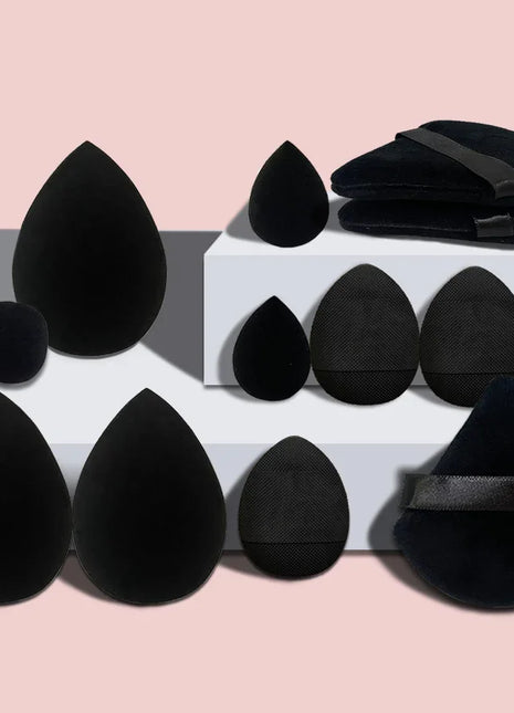 12pcs Small, Medium and Large Combination Set Makeup Puff Essential