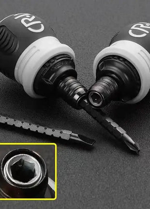 Mini Ratchet Screwdriver Magnetic Phillips Slotted Labor Saving