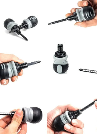 Mini Ratchet Screwdriver Magnetic Phillips Slotted Labor Saving