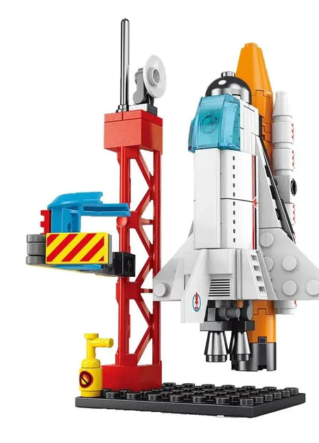 Spacecraft Model Assembling Toy Small Particle Building Blocks