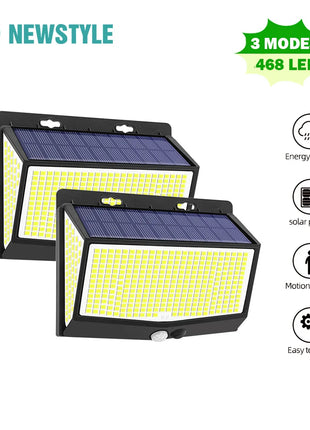 138/468/238 LED Solar Light Outdoor waterproof for garden Powered