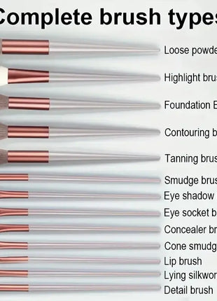 Makeup Brush Set Soft Fluffy Professiona Cosmetic Foundation Powder