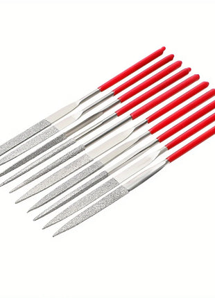 10Pcs Diamond Needle File Set For Jewelry Metal Wood Ceramic Glass