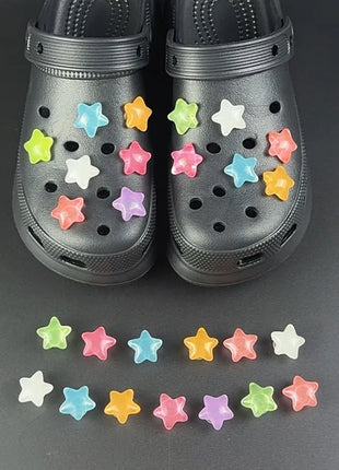 Fashion Shoe Charms Set Accessories Hole Shoe Buckle Cute Luminous