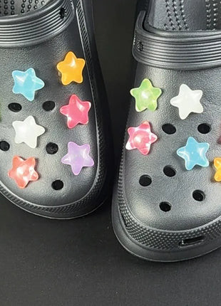 Fashion Shoe Charms Set Accessories Hole Shoe Buckle Cute Luminous