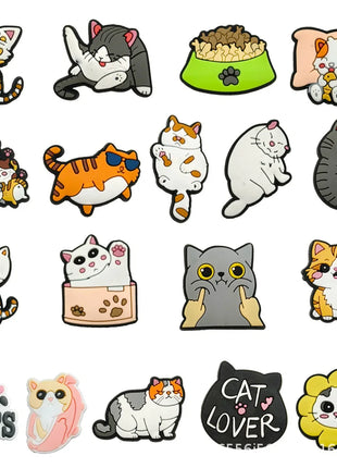 1pc Cute Cartoon Cats PVC