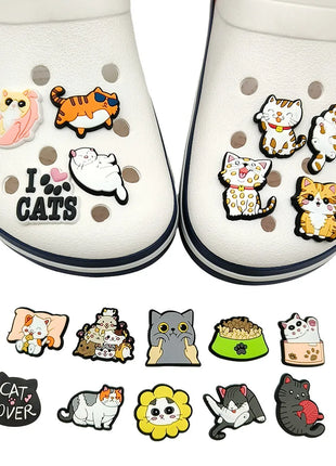 1pc Cute Cartoon Cats PVC