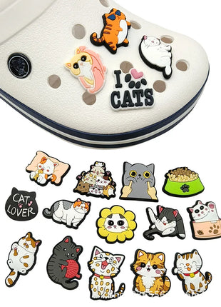 1pc Cute Cartoon Cats PVC