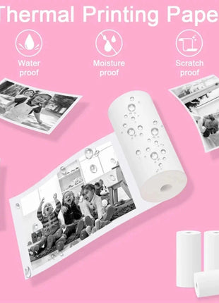57*25mm Thermal Paper 30 Rolls White Children Camera Instant Print