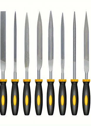 Premium Needle File Set - High-Carbon Steel Files with Non-Slip