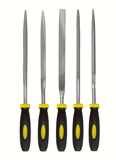 Premium Needle File Set - High-Carbon Steel Files with Non-Slip
