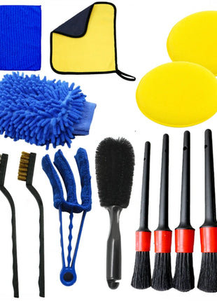 Car Detailing Brush Set The Ultimate Auto Cleaning Kit for Vents Gaps