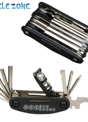 16 in 1 Multipurpose Bike Repair Tool Kits Bicycle Multi Tool