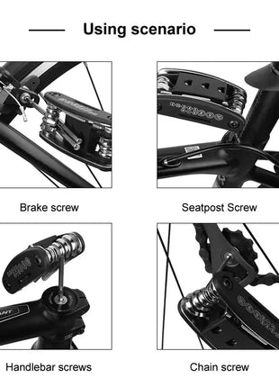16 in 1 Multipurpose Bike Repair Tool Kits Bicycle Multi Tool