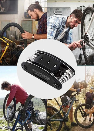 16 in 1 Multipurpose Bike Repair Tool Kits Bicycle Multi Tool