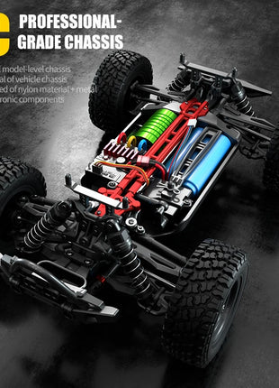 16103PRO 2.4GHz 70KM/H Professional RC Car: Brushless Motor, 1:16