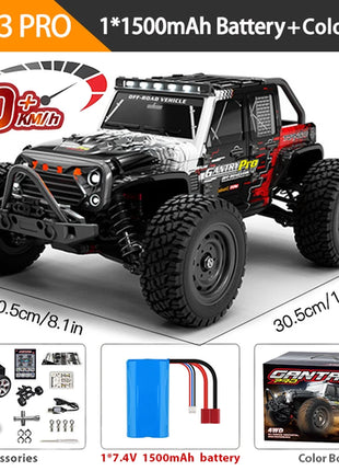16103PRO 2.4GHz 70KM/H Professional RC Car: Brushless Motor, 1:16