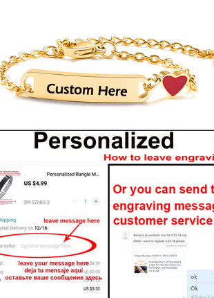 Custom Baby Bracelet Name | צמיד שם לתינוקות | Stainless Steel Baby